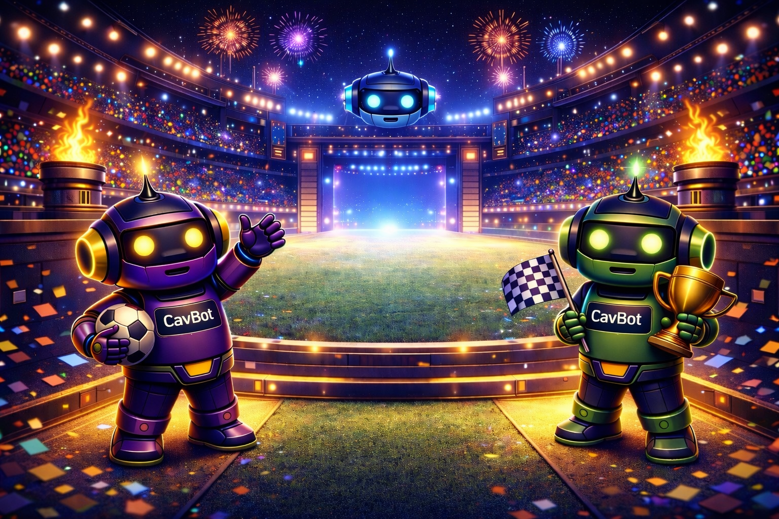 CavBot Arcade logo background